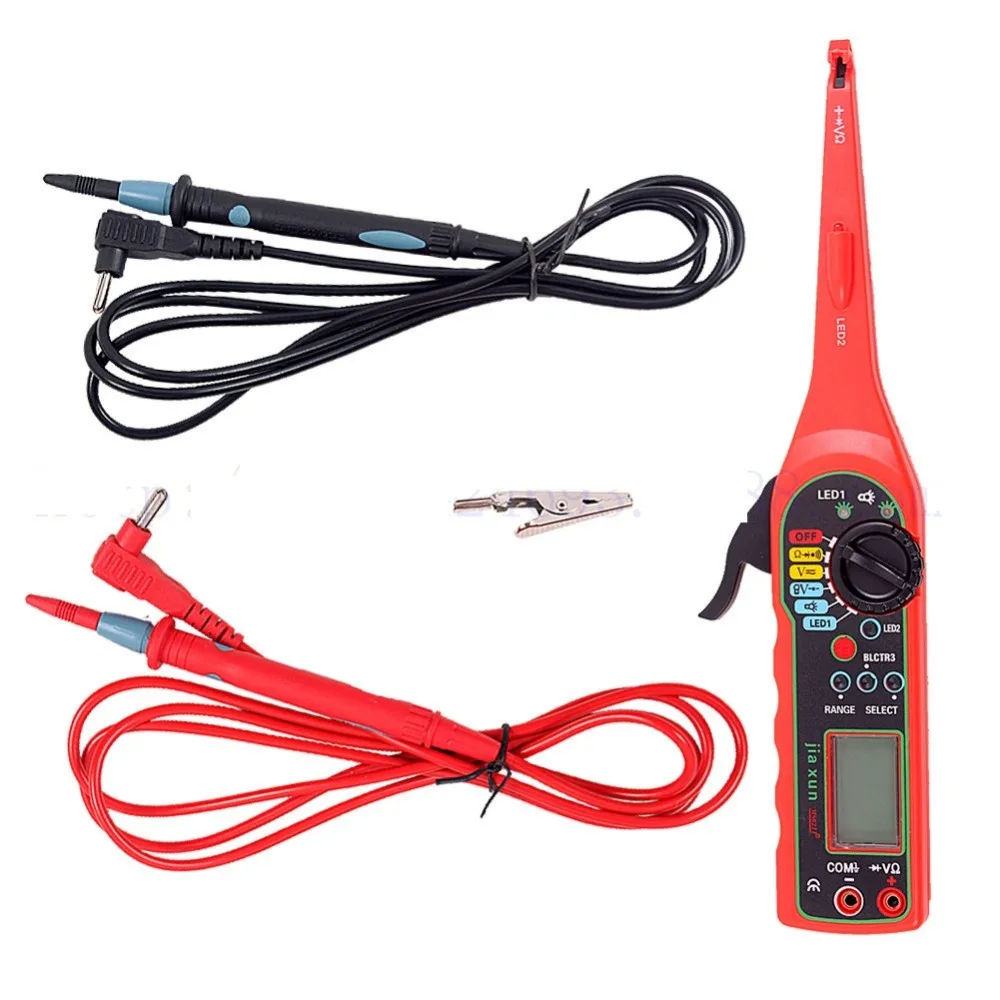 Multi-function Circuit Tester Multimeter Car Repair Automotive Multimeter Voltage With Probe Test Electrical Diagnostics