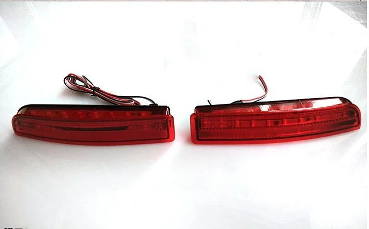 eOsuns LED warning light + brake light + turn signal rear bumper light reflector for Toyota RAV4 2009-2014