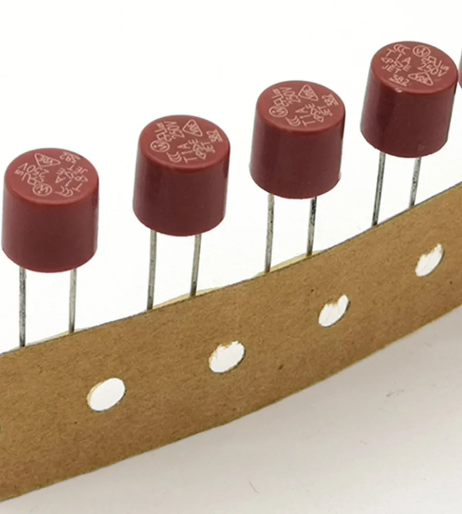 (20 pcs/lot) T1A 250V TR5 Slow Blow Subminiature Fuse, UL VDE RoHS Approved, T1A, 1 Amp.
