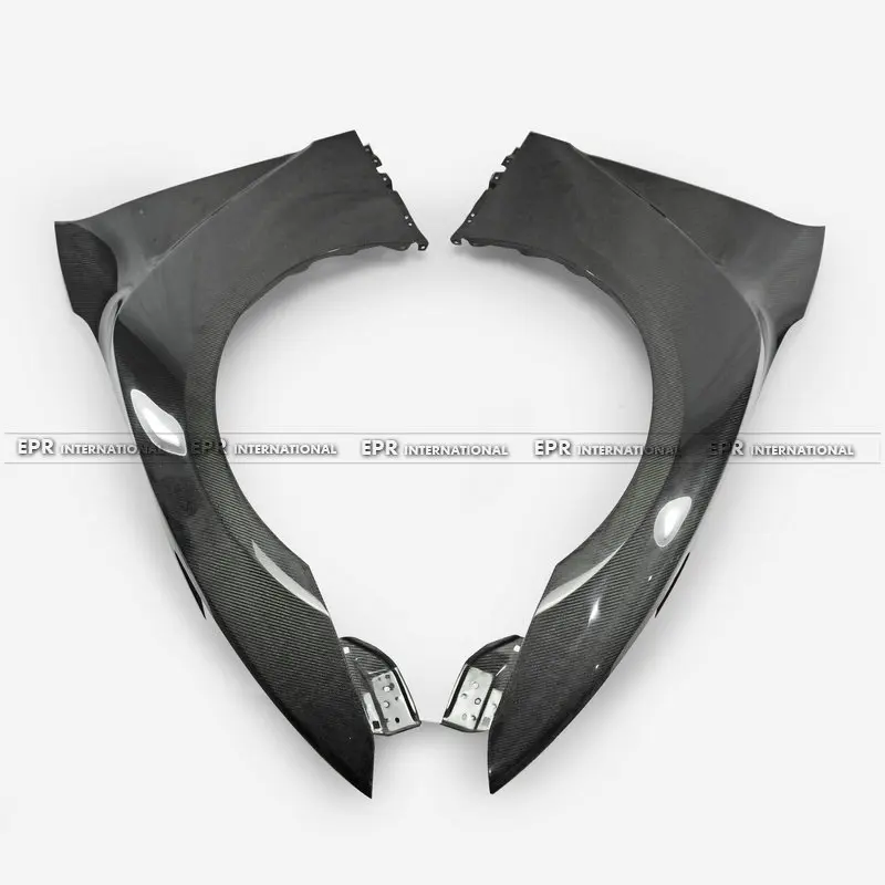 For Nissan R35 GTR 2017 MY17 Carbon Fiber OE Front Fender (Air vents not included) Glossy Wheel Flare Arch Mudguards