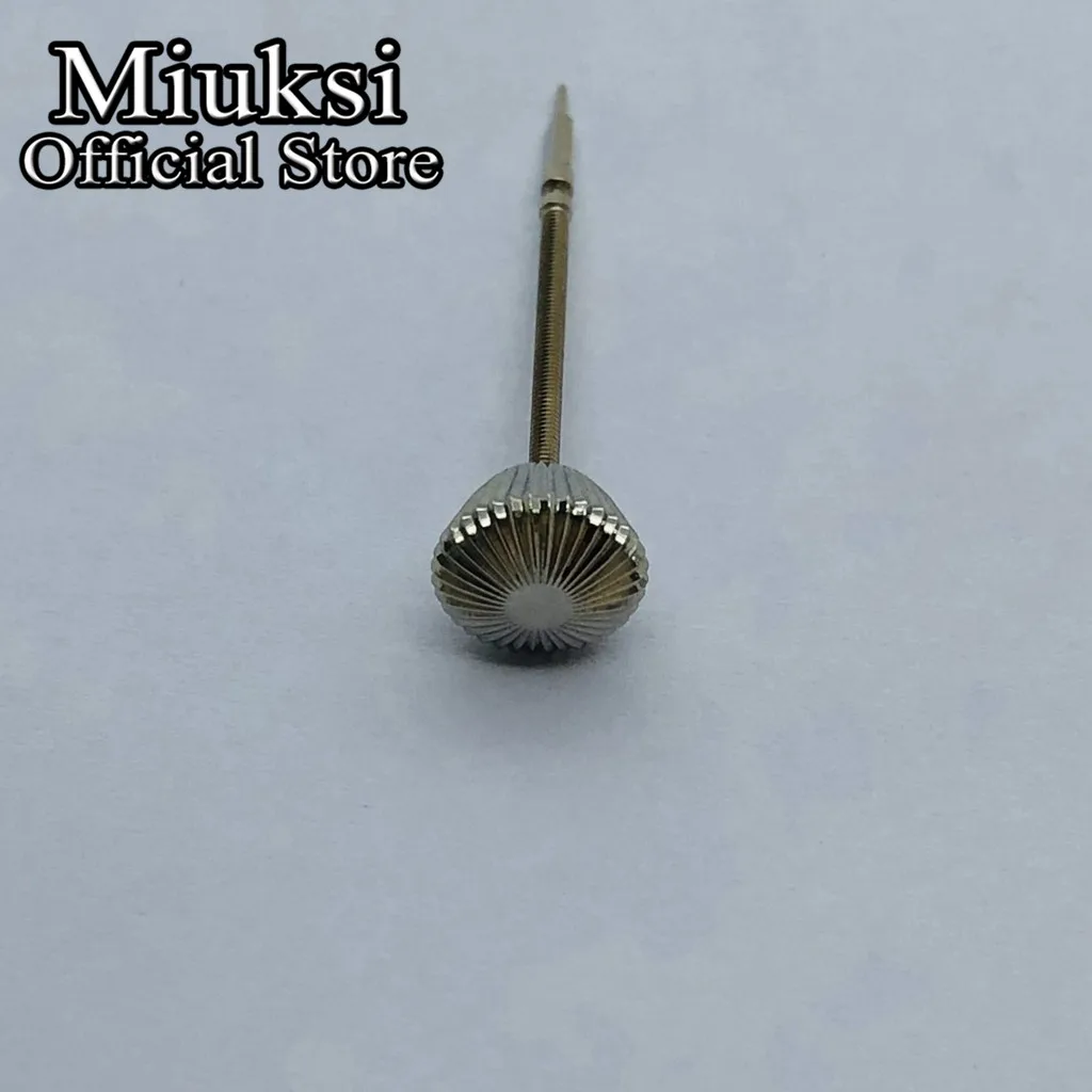 Miuksi 1PCS stainless steel watch crown stem kit fit ETA 6497/6498,Seagull ST36 movement