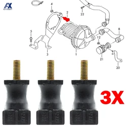 3X FOR AUDI A3 8L 8P A4 B5 B6 B7 A6 C5 C6 A8 D3 Q7 4L TT 8N R8 Secondary Air Pump Retaining Mount Buffer Stop Stopper Bracket