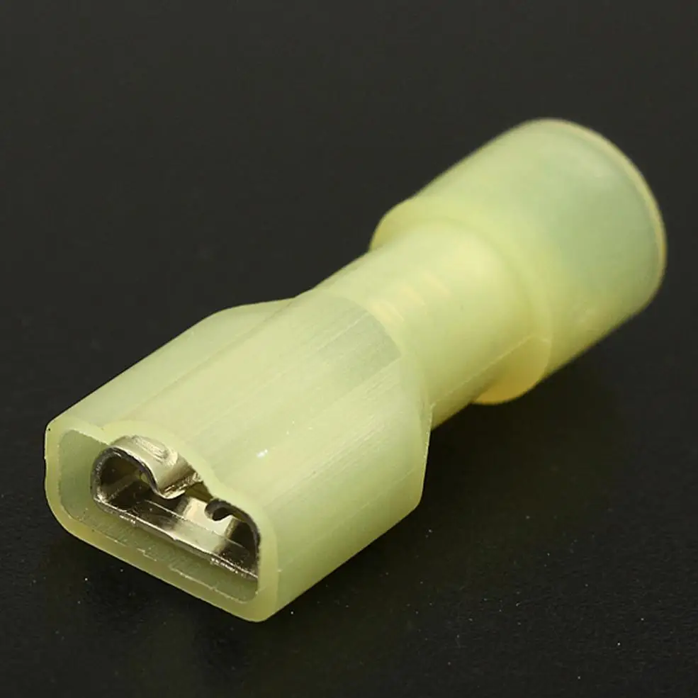 Обжимные соединители 12-10AWG с изолированным гнездом, 50 шт.