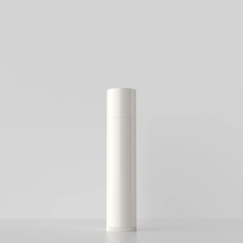 12 pz/lotto svuota i contenitori bianchi/chiari del balsamo di labbro, 5g, tubi di plastica del balsamo di labbro tubi di torsione per i bali fatti in casa del labbro, regali cosmetici