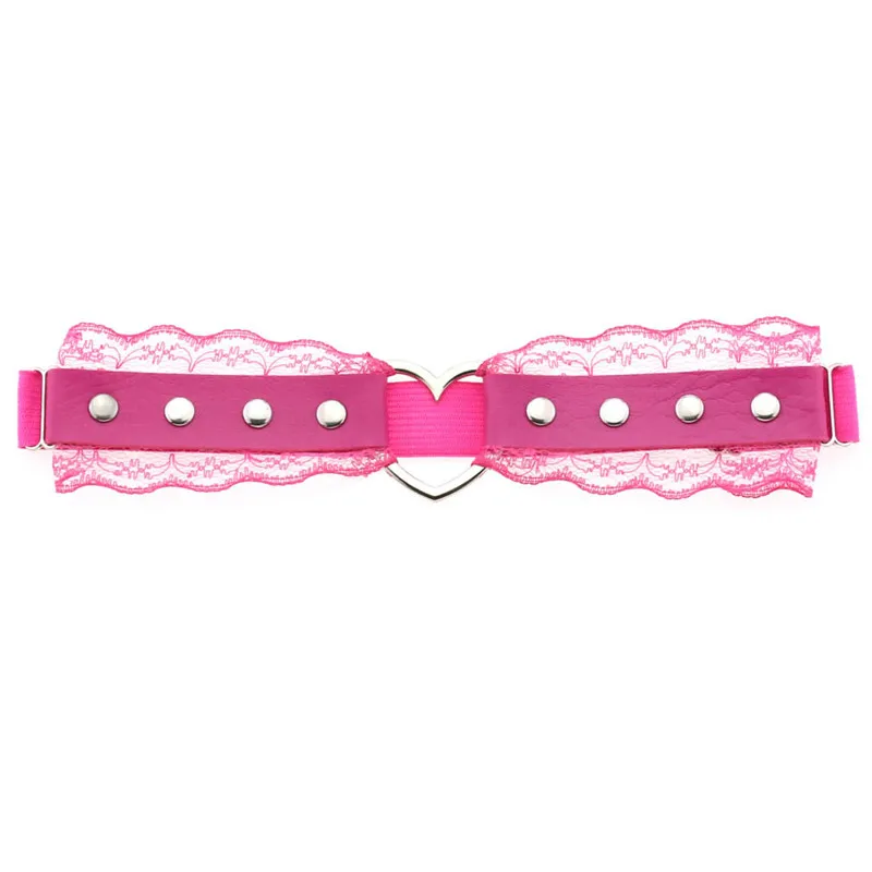 Goth Punk Leg Strap Body Garter Belt Heart Thigh Harness Women Girls Gothic Cosplay Harajuku lace Jewelry lingerie harness