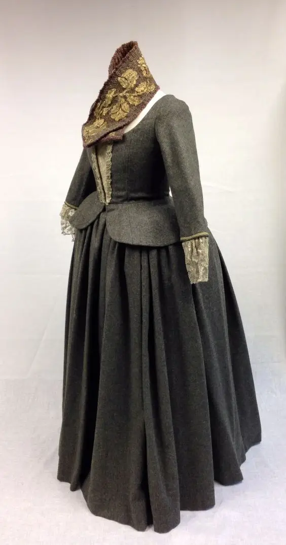 outlander Season 5 Claire Costume Misses Cosplay Costume Dress Suit Medieval Women Dress Gown Outfit