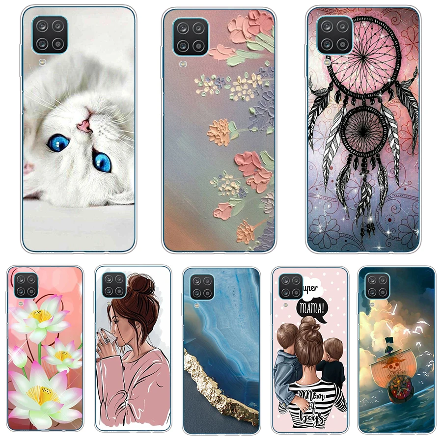 For Samsung A12 Case Soft Silicon Tpu Back Phone Cover For Samsung Galaxy A12 GalaxyA12 A 12 SM-A125F  Bumper 6.5inch