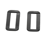 DIY 100pcs/Lot 25mm 1Inch Black Adjustable Buckles Tri Glide Slider Buckle Bag Backpack Accessories With Lines 2016020101