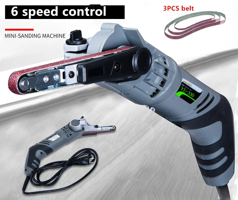 

Mini Handheld Sanding Machine Small Portable Metal Sign Polish Car Polisher 220V Metal letter Polishing Machine