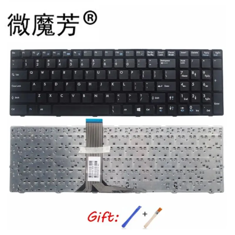 

New English Keyboard for MSI GT680 GT680R GT683 GT683R CR700 GT685 GT685R GE700 A6205 CX605 US black laptop keyboard