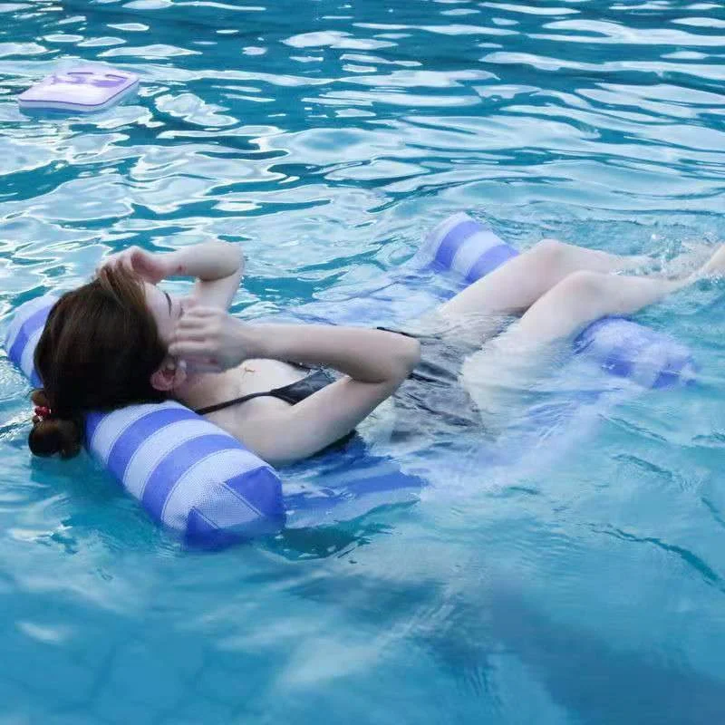 Swim Sandy Beach Recliner Portable Inflatable Water Surface Sunbathing Recliner Float Recliner With Inflator Summer Hot E12189