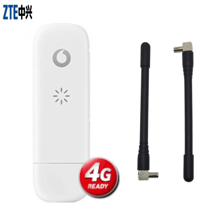 

Vodafone K5008(ZTE) 4G LTE wireless Modem 100Mbps 4G band 800/1800/2600 plus 2pcs antenna