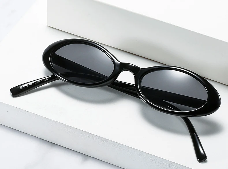 OEC CPO Sexy kleine ovale Damen-Sonnenbrille, 2025, neue Mode, Leopardenbraun, heiße Sonnenbrille, weiblich, Retro, bunt, Schattenbrille – Detail 2