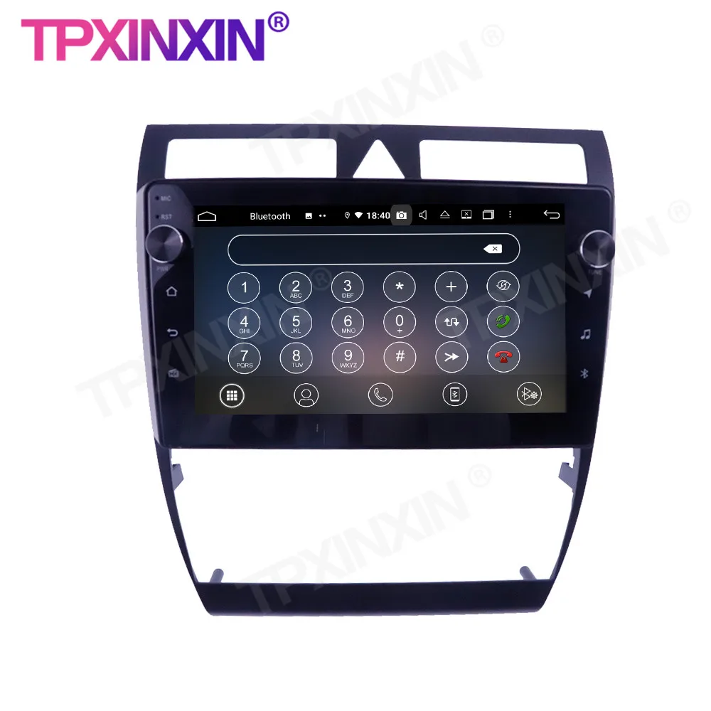 For Audi A6 1998-2006 Touch Screen 4+128G Android 13.0 GPS IPS Car Multimedia Tesla Player Headunit Audio Radio Navigtion Tape