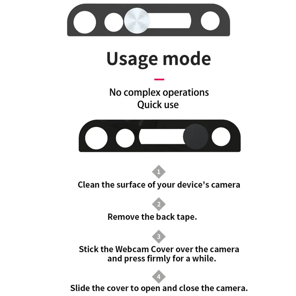 Front Camera Slider Webcam Cover Lens Sticker For iPhone X XS 11 12 ProMax Mini Phone Lens Privacy Cap Accessories