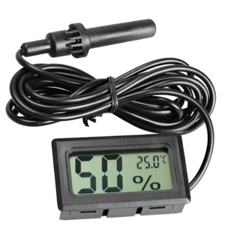 FY-12 Embedded Electronic Temperature and Humidity Meter Digital Temperature and Humidity Meter with Probe