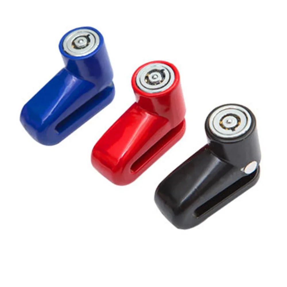 Three color anti theft disc brake rotor lock motorcycle safety lock