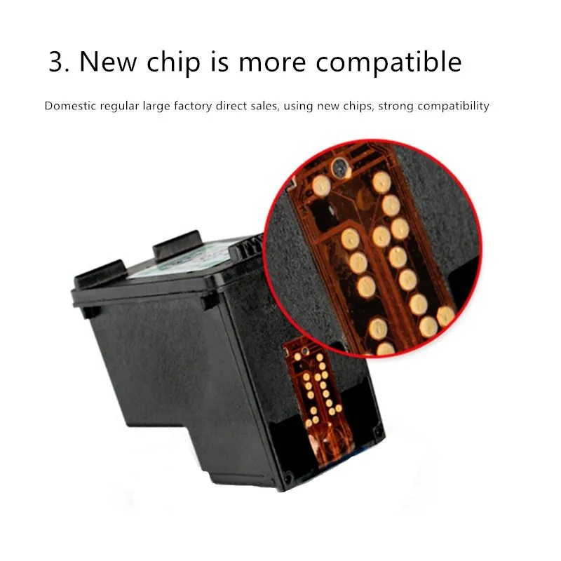 Compatible for HP 123 XL Replacement ink Cartridge for HP123 123XL for Deskjet 1110 2130 2132 2133 2134 3630 3632 3637 3638