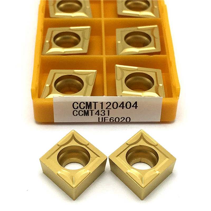CCMT120408 UE6020 كربيد إدراج الخارجية تحول أداة مخرطة باستخدام الحاسب الآلي أداة عالية الجودة تحول إدراج معالجة الصلب