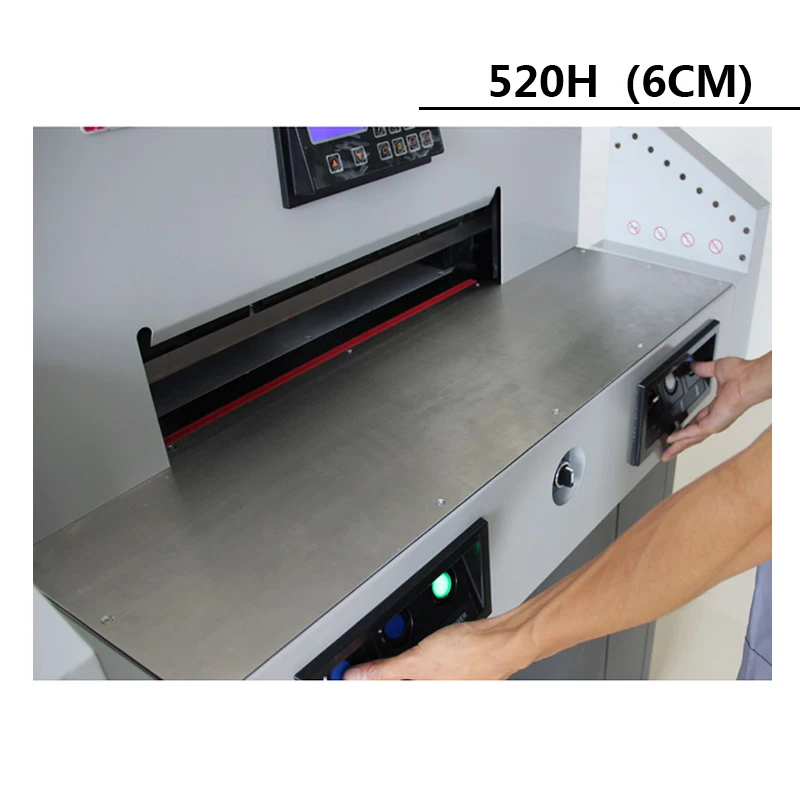 520H heavy-duty electric fast program-controlled paper cutter graphic bidding document photo album heavy paper cutter