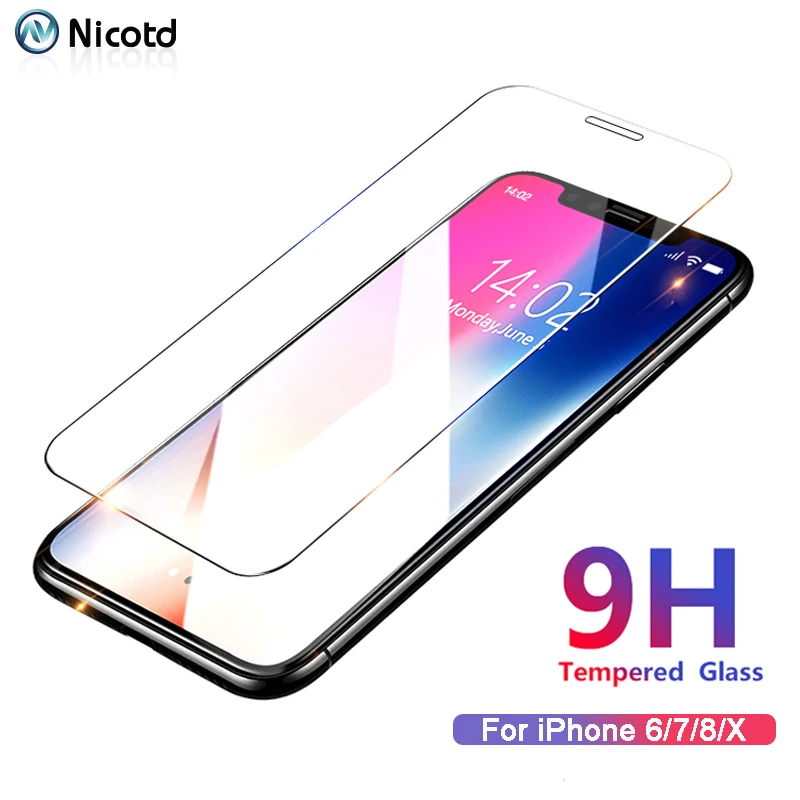 Tempered Glass For on iPhone 13 8 7 Plus Screen Protector For iPhone 11 PRO MAX Glass Film For iPhone 12 X XS MAX 6 6s 5 13 MINI