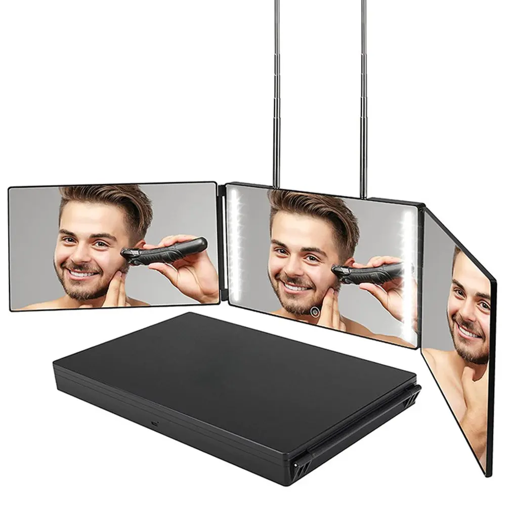 Ba Lần Gương Một Góc Nhìn Rộng 360 Độ Tập Luyện Trang Trí Nhà Gương Tự Cắt Tóc Và Tạo Kiểu Tóc tự Làm Tóc Dụng Cụ