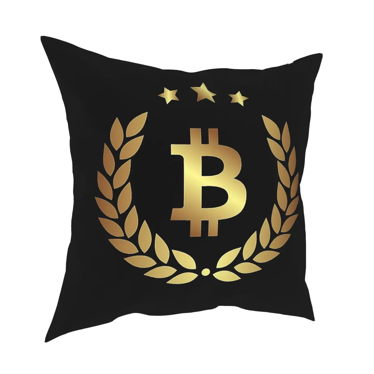 

Bitcoin Crypto Cryptocurrency Throw Pillow Cover Polyester Cushions for Sofa Ethereum Btc Blockchain Novelty Pillowcase