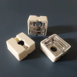 RYM-25 High quality Led Reflector Cup, Size 22.8X22.8X10.3mm, With holder size 25X25X12.4mm, Degree 90, Clean Surface, PC