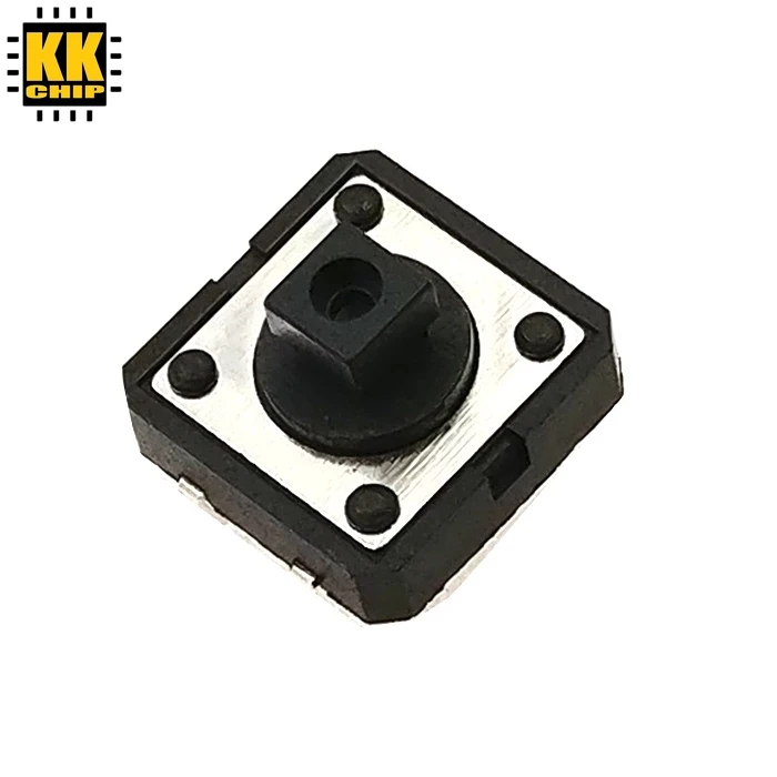 Touch Schakelaar 12X12X7.3H Binnenlandse Knop + Kleur Keycap 4-Pin In-Line Switch 5 Stuks