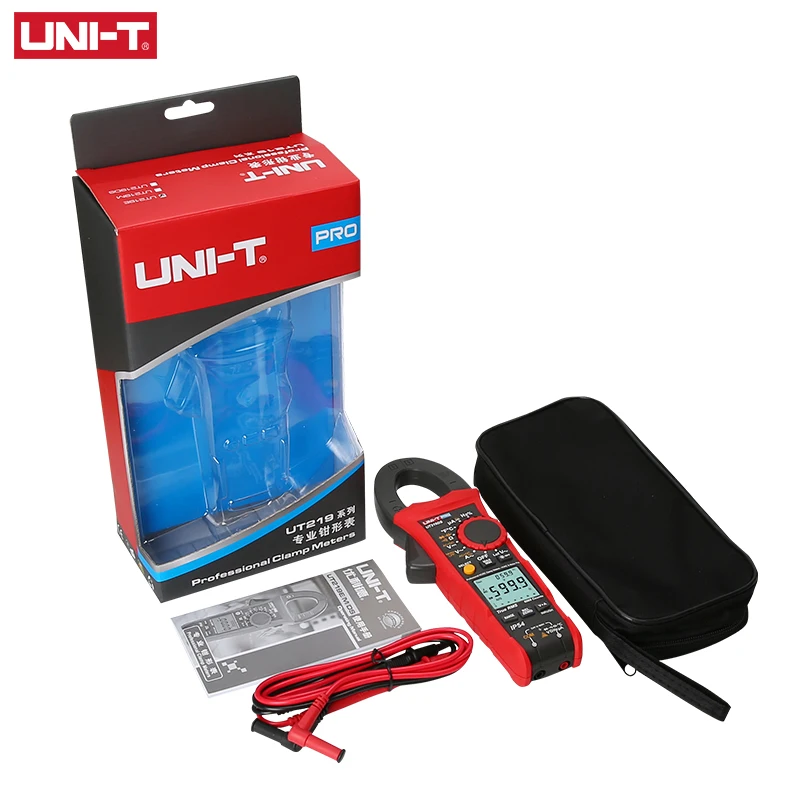 Imagem -06 - Uni-t-profissional Digital Clamp Meter Ut219 Series ac dc Corrente Clamp Multímetro Auto True Rms Voltameter Frequency Meter