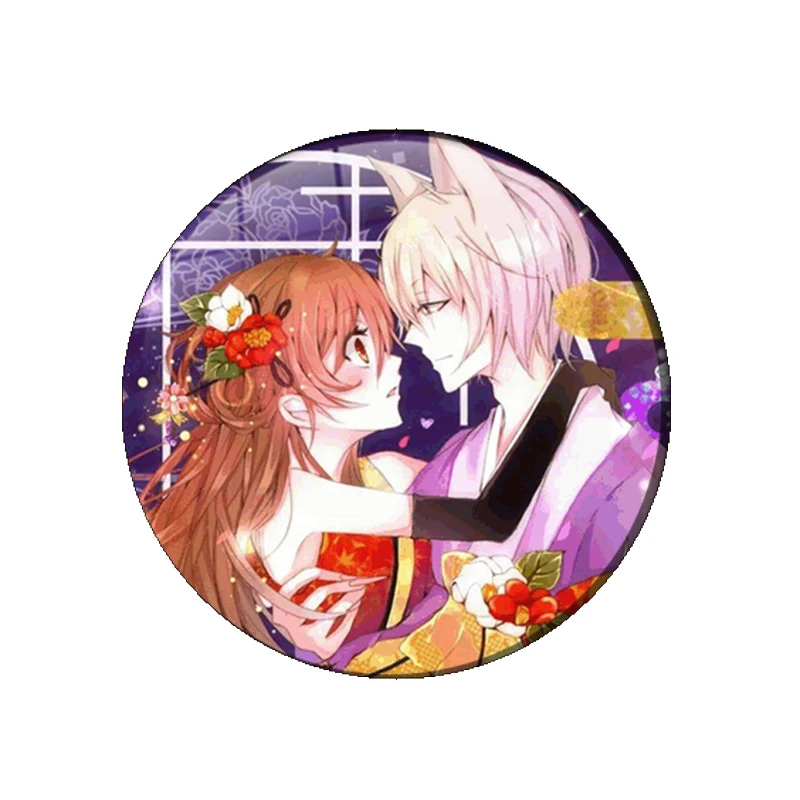 1pcs Anime Kamisama Love Kiss Cosplay Badge Cartoon Tomoe Momozono Nanami Brooch Pins Collection Badges for Backpacks Decoration