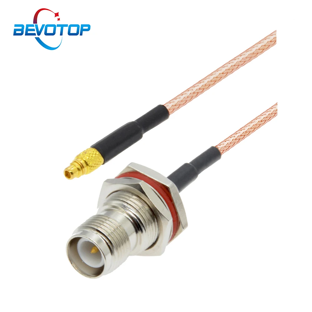 TNC / RP-TNC Female Bulkhead to MMCX Male Plug  RG316 Pigtail Cable Mini PCI WIFI WLAN Antenna Jumper Extension Coaxial Cord