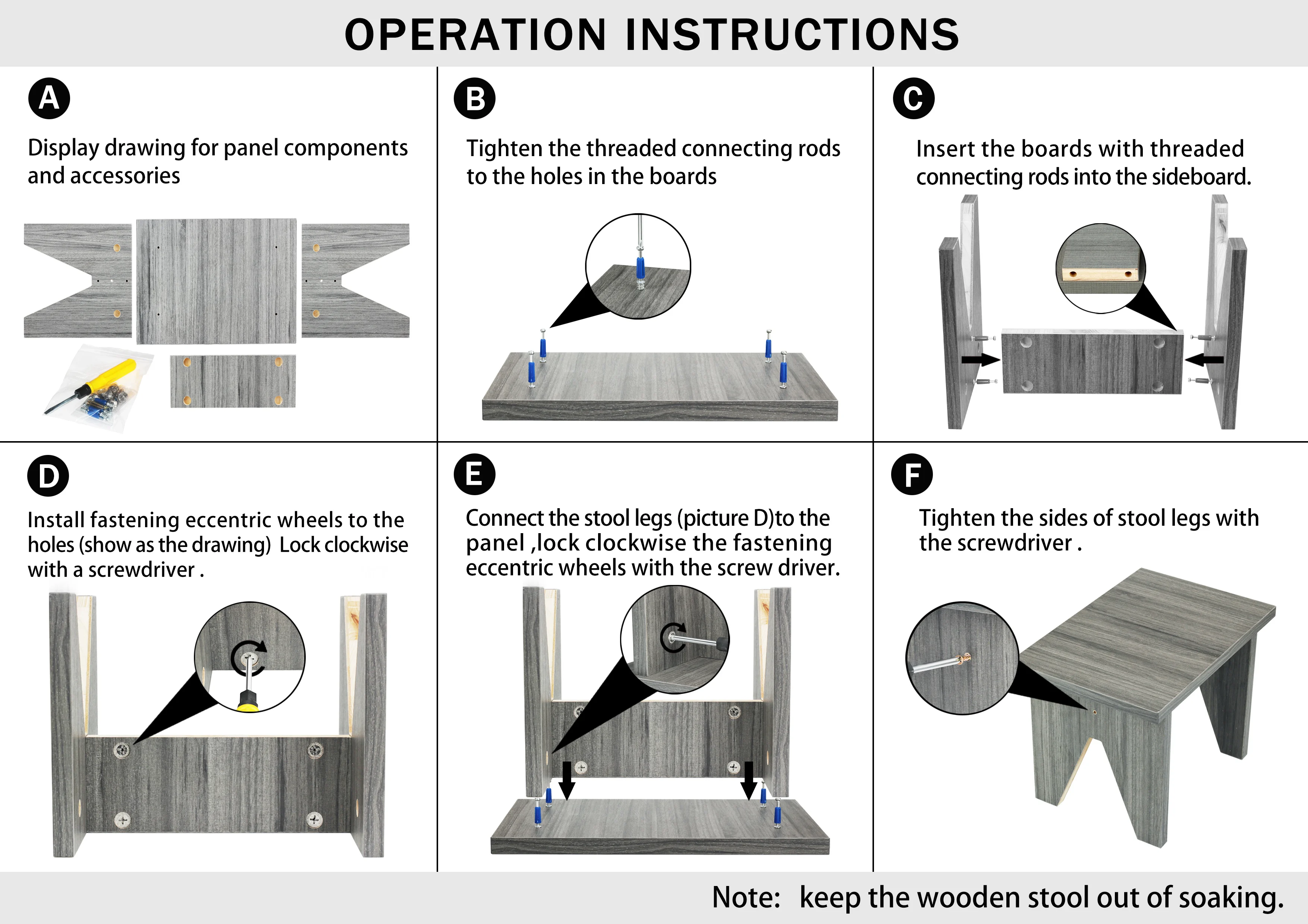 Multi-Function Solid Wood Shoe Bench Stool Children'S Adult Stool Living Room Home Small Bench Sofa Tea Table Chair On-Slip Bath
