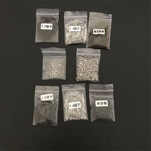 CHKJ 200 개/몫 자동차 플립 원격 키 고정 핀 나사 세트 자동 자물쇠 도구 부품 수리 액세서리 원격 제어 고정 핀