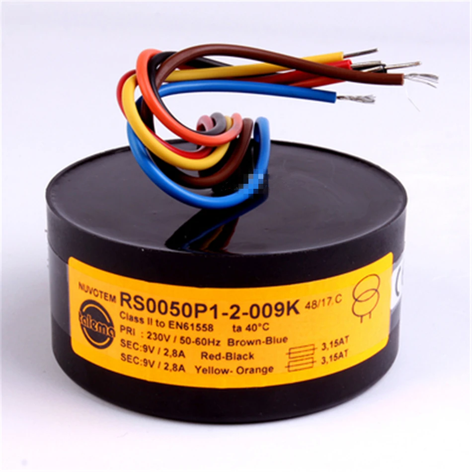 T-027  2* 6V 9V 12V 15V 18V 25V 50VA  NEW Talema RS Nuvotem  Sealing  Toroidal Transformer   50W