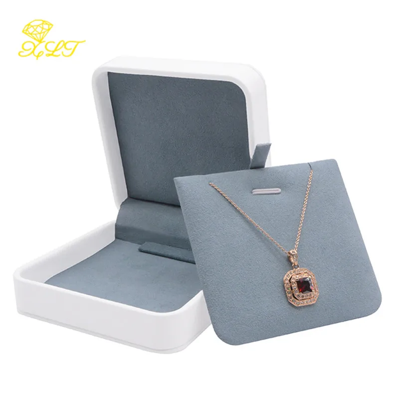 White PU Leatherette Jewelry Box Creative Ring Box Pendant Box Jewelry Packaging Gift Box For Ring Personalized Box Display