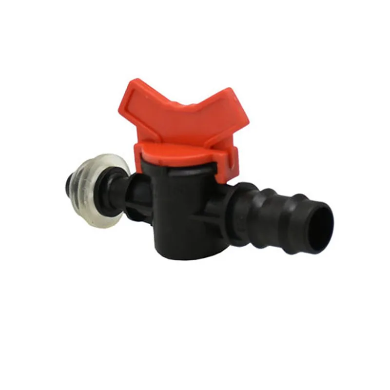 1/2mm To 1/2 3/4 Hose Garden Tap 16mm 20mm PE Tube Irrigation Water Valve Mini Valve With Seal 1Pcs