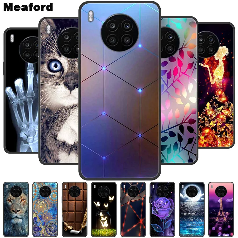 

For Huawei Nova 8i Case Shockproof Soft silicone TPU Back Cover For Huawei Nova 8i Phone Cases Nova8i Nova 8 i 2021 Cute Cartoon