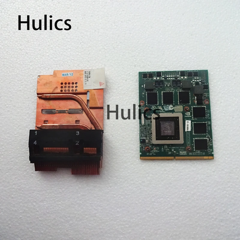 

Hulics Used FOR CLEVO Terrans Force P180HM 6-31-P180N-202 Cooler Heatsink 6-77-W860L-D12-M N12E-GS-A1 Graphics Card