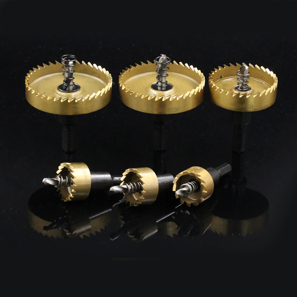 구멍 톱 HSS 드릴 비트 톱니 세트, 스테인리스 스틸 금속 합금 커터, 12-60mm, 12mm, 13mm, 14mm, 15mm, 16mm, 16.5mm, 17mm, 18mm, 18.5mm
