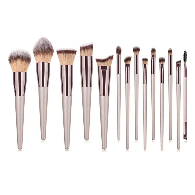 4-22pcs Makeup Brushes Set Professional Premium Synthetic Foundation Eye Shadow Eyebrow Blending Concealer Cosmetic Brush Tool