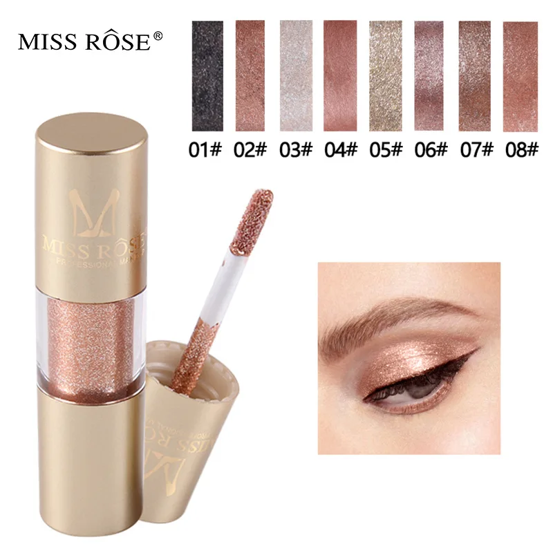 

Cylindrical Monochrome Pearl Bright Portable Jin Cong Eye Shadow Liquid Red Waterproof Eyeshadow 8 Colors Optional Makeup