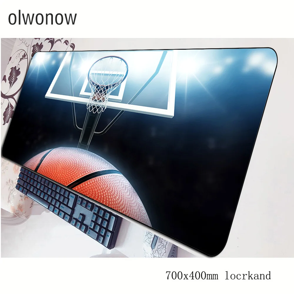 Basketball mouse pad 3d Computer mat 70x40cm gaming mousepad large HD pattern padmouse keyboard games pc gamer desk