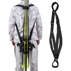 Ski Tote Skis and Poles Backpack Carrier Ski and Poles Carry Sling Strap Ski Shoulder Strap