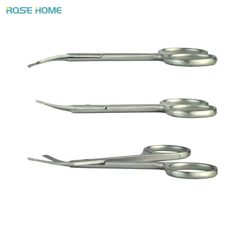 Ostomy Bags Scissors Round Head Curved Design for Prevent Puncturing Of The Bag Body Medical Scissors Stoma Care Accessories