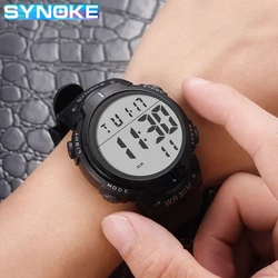 Erkekler için su geçirmez askeri İzle büyük Dial Relojes Hombre dijital spor saatler kronograf Led elektronik kol saati erkekler saat