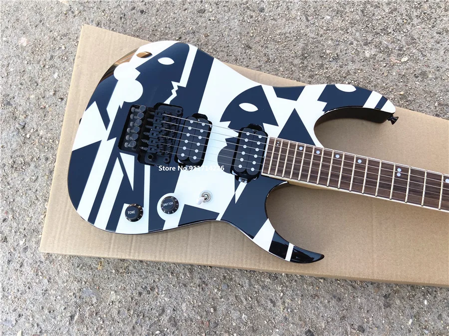 High quality double roll decal electric guitar black accessories can be customized free shipping