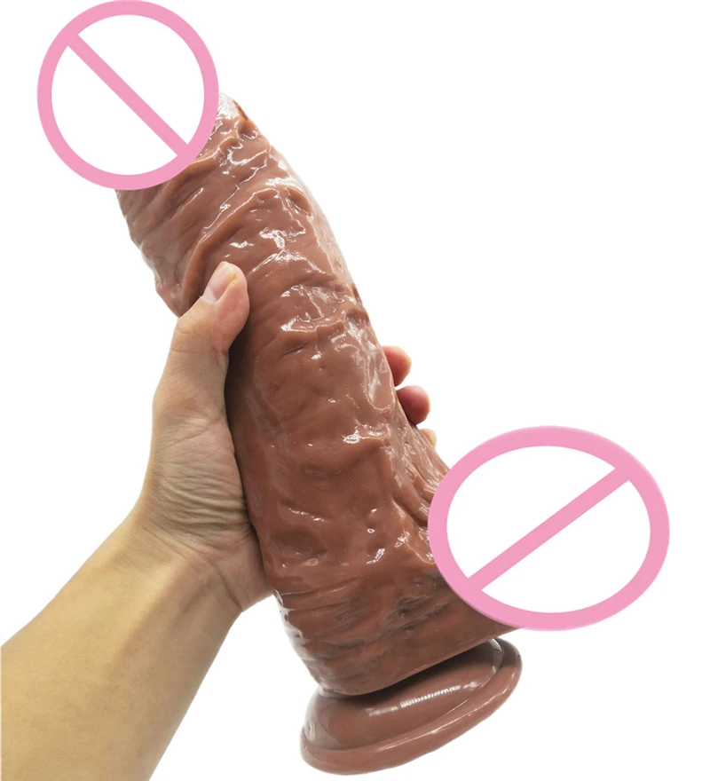 Dildo Super Besar Berdiameter 7Cm Terbaru dengan Mangkuk Isap Mainan Seks Wanita Mainan Pasangan Menggoda Produk Dewasa Toko Seks