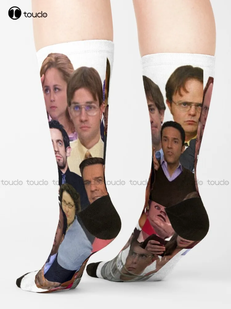 The Office Im Pam Oscar Kevin Michael Kelly Ryan Dwight Shute Shute Farm Beets Michael Scott Socks Custom Men Socks Custom