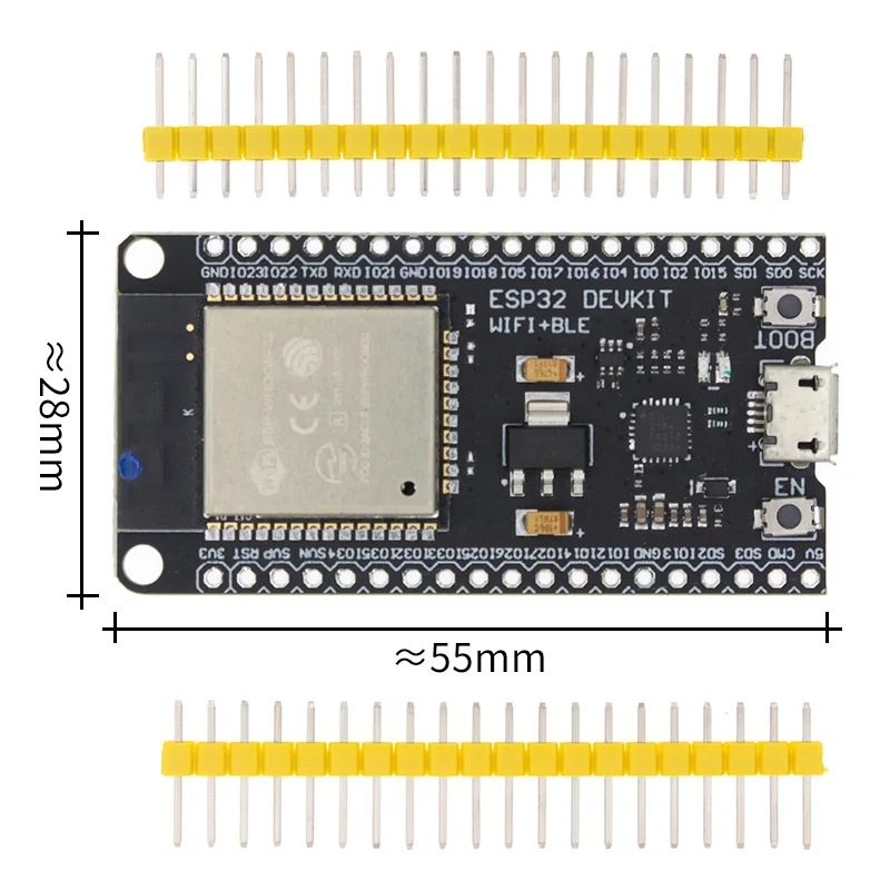 MH-ET LIVE ESP32 Development Board WiFi+Bluetooth Ultra-Low Power Consumption Dual Core ESP-32 ESP-32S Similar ESP8266 CH9102X